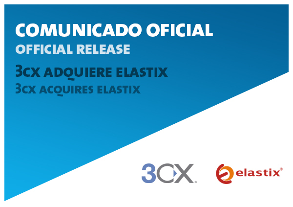 Imagen: Communication about the acquisition of Elastix brand by 3CX