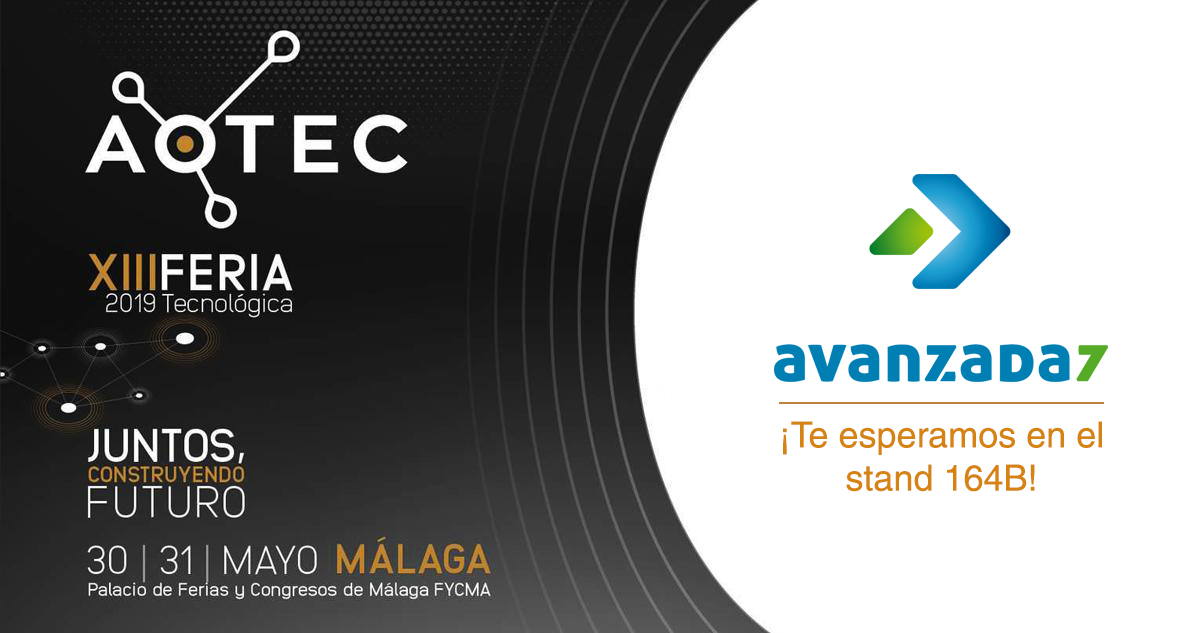 Imagen: We will be in AOTEC! | May 30th - 31th in Malaga