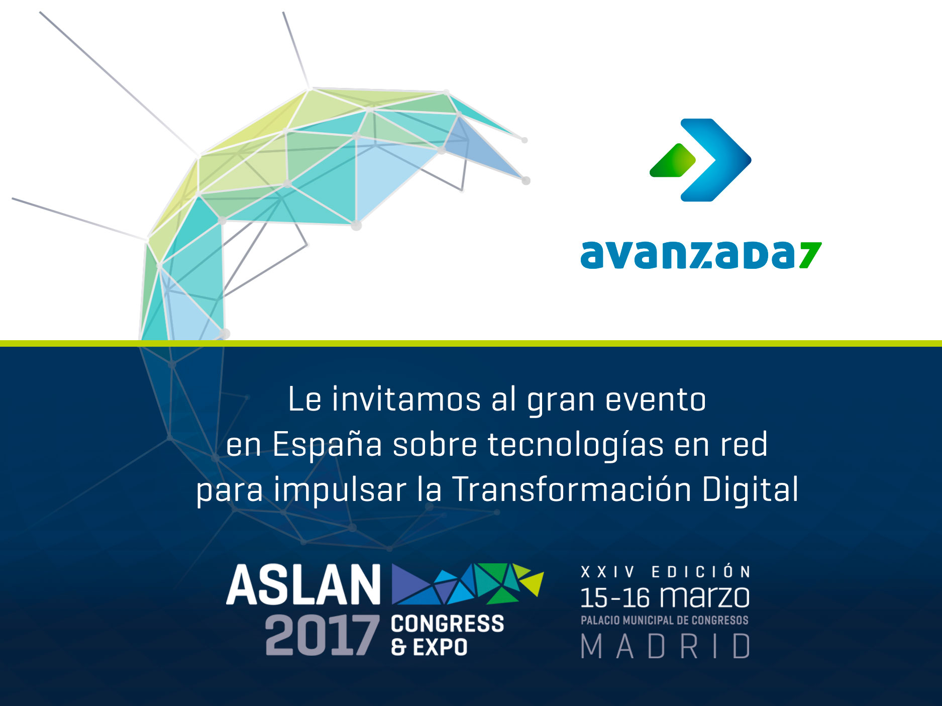 Imagen: See you in ASLAN! | March 15th -16th in Madrid