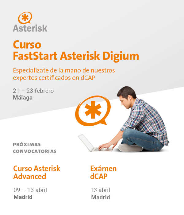 Imagen: Get started in Asterisk with our certified dCAP experts | February 21-23th