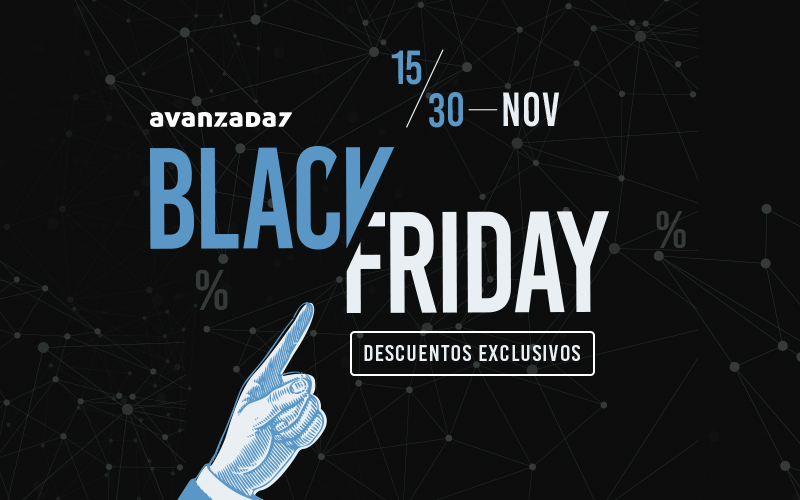Imagen: Our online store is dressed in black to celebrate Black Friday!