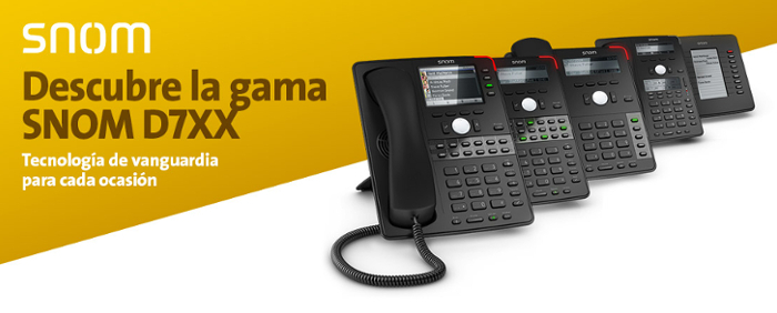 IP Phone Snom D7XX - Avanzada 7