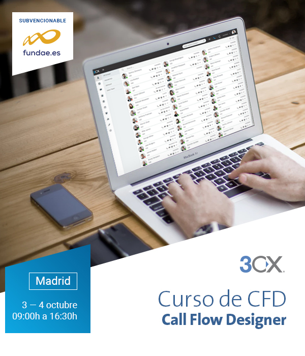 Imagen: CFD training for 3CX | October 03 - 04 in MADRID