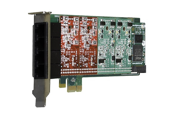 Analog Telephony Cards 4-Port PCIexpress (Digium A4B)