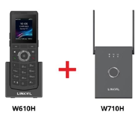 Stazione Base DECT IP W710H – Supporto Multi-Cell E Fino A 30 Handset Con 16 Chiamate Simultane