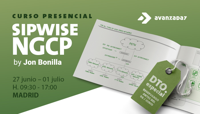 Imagen: Curso SIPWISE NGCP | 27 Junio al 01 Julio | Madrid