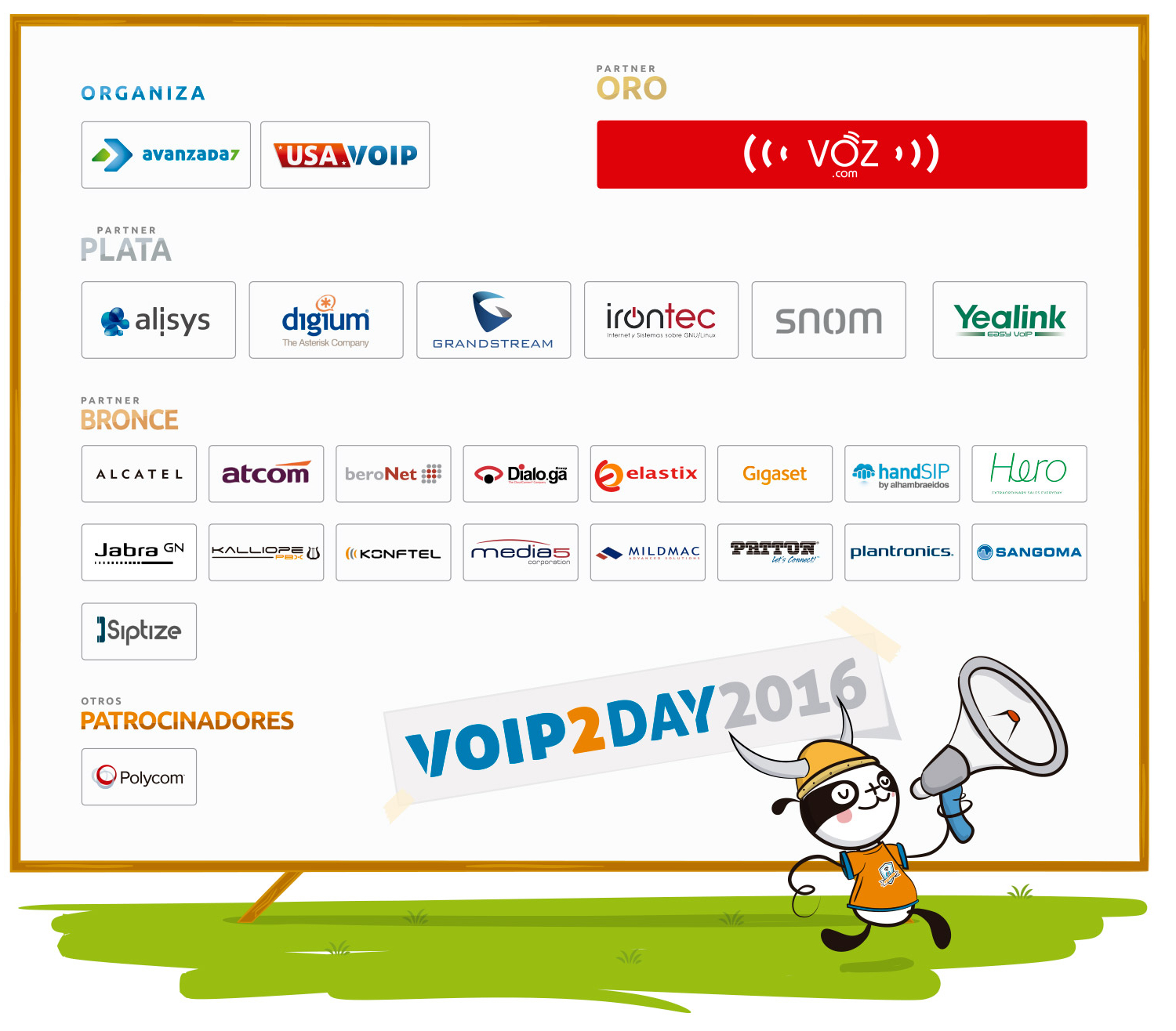 Imagen: ¿Qué empresas nos acompañarán en VoIP2DAY 2016?