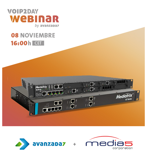 Imagen: VoIP2DAY Webinar: Media5