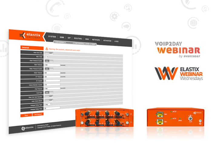 Imagen: VoIP2DAY Webinar: Elastix EGW200 GSM Gateway 