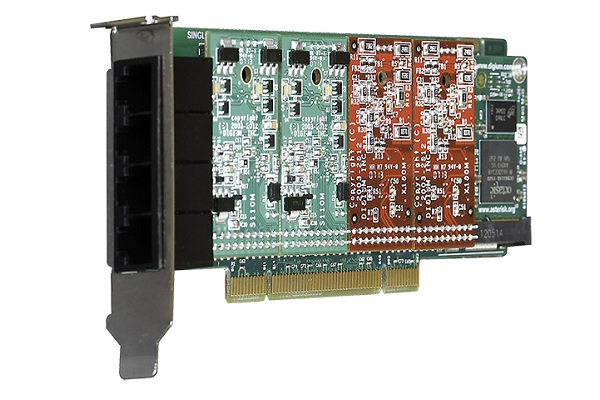 Tarjeta Digium A4A analógica, PCI