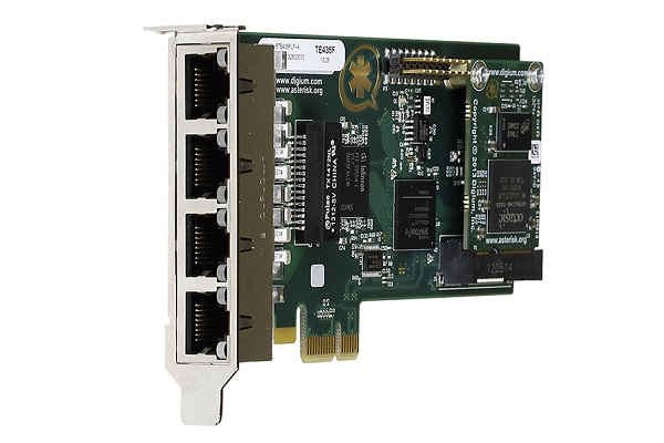 Tarjeta Digium TE435 (4E1 PCI Express-low profile)
