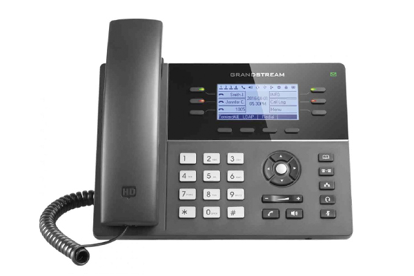 Teléfono IP Grandstream GXP1760 con 3 cuentas SIP, PoE integrado y teclas BLF