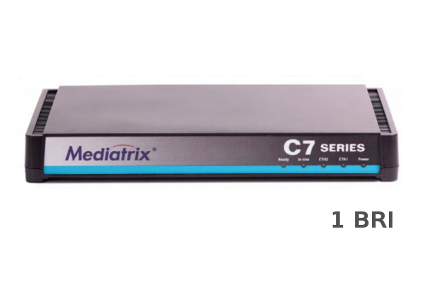 Gateway Mediatrix C720h con un puerto BRI y 2 puertos RJ45 ya disponible en la tienda online de Avanzada 7
