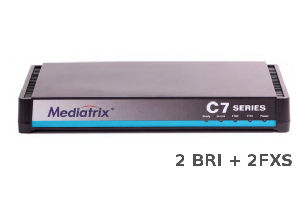 Gateway Mediatrix C725 con 2BRI + 2FXS y 2 puertos RJ45 ya disponible en la tienda online de Avanzada 7