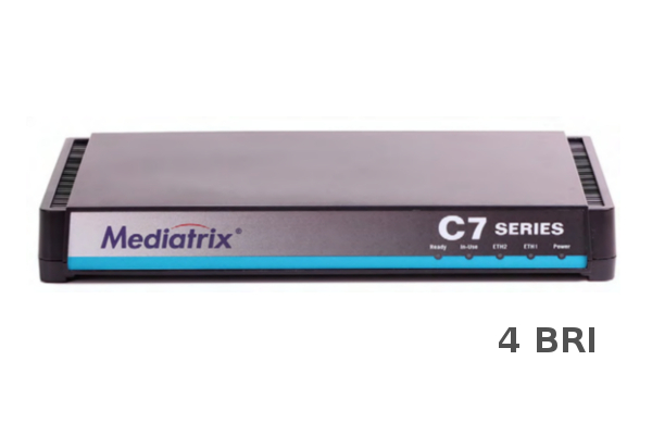 Gateway Mediatrix C740 con 4 BRI y 2 puertos RJ45 ya disponible en la tienda online de Avanzada 7