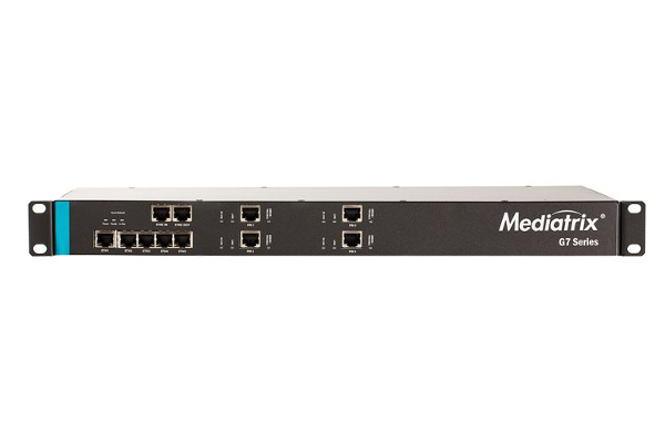 Gateway Mediatrix G7 de 4 PRI con 5 puertos Gigabit x 10/100/1000 Base-T Ethernet RJ-45 connectors