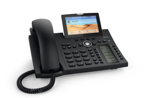 Teléfono IP de Snom D385 con pantalla gráfica TFT 4,3'' y 12 cuentas SIP ya disponible en la tienda online de Avanzada 7