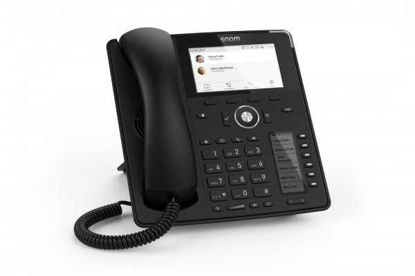 Teléfono IP de Snom D785 con 12 cuentas SIP, Bluetooth y pantalla a color de alta resolución ya disponible en Avanzada 7