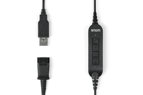 Adaptador USB para auriculares Snom A100M y A100D ya disponible en la tienda online de Avanzada 7