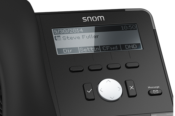 Teléfono IP de sobremesa Snom D712 con pantalla retroiluminada de 4 lineas ya disponible en la tienda online de Avanzada 7