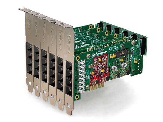 Imagen 3: Tarjeta Sangoma A200 Base+rémora PCIe + E.C. (A200DE)