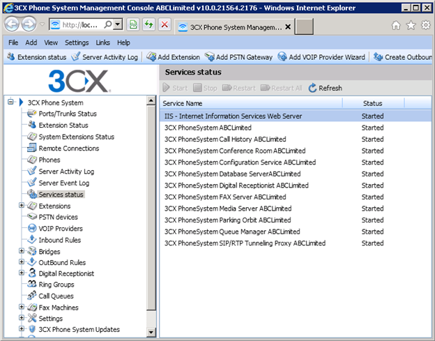 3CX Phone System Tenant 3 - Avanzada 7