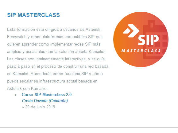 Curso SIP Masterclass - Avanzada 7