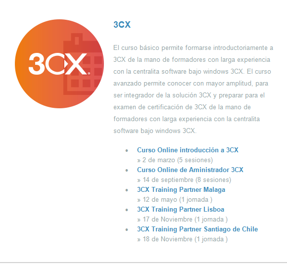 Curso 3CX - Avanzada 7