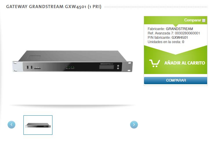 Gateway Grandstream GXW4500